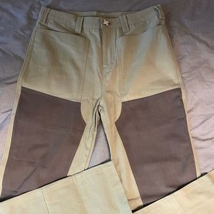 Liquid Lagoon Limited Edition Olive Work Pants Men 34x30